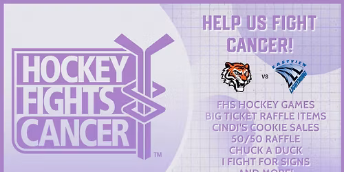 Farmington Hockey - Hockey Fights Cancer Day