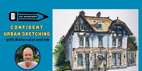 USk Workshop: Confident Urban Sketching with Watercolor and Ink by Ruud Otten