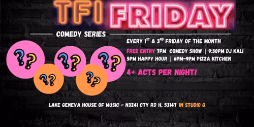 TFI FRIDAY : FREE Comedy Series