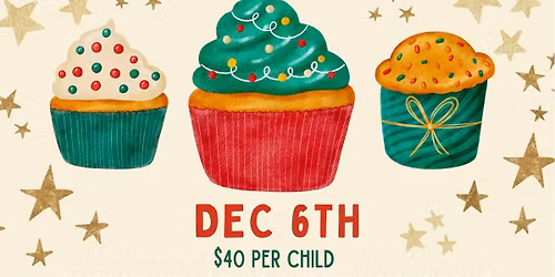 Christmas Cupcake Decorating Class at The Boardwalk Baker