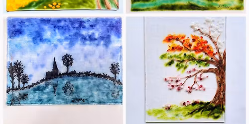 Landscape introduction to glass fusing workshop