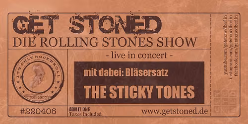 GET STONED feat. The Sticky Tones | Olafs Werkstatt Neustadt