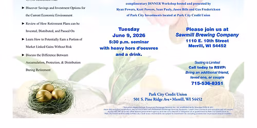 Retirement Planning Workshop