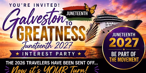 Juneteenth at Sea Travel Party