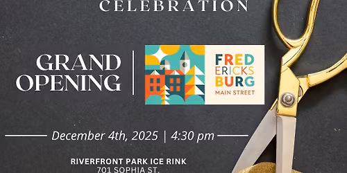 Celebrating the Grand Opening of Main Street's Ice Rink!