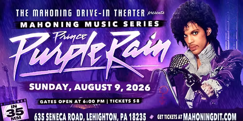 Mahoning Music Series: PURPLE RAIN (on 35mm)