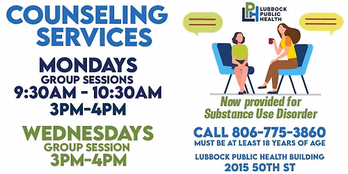 SUBSTANCE USE DISORDER GROUP SESSIONS | LUBBOCK TX