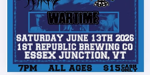 Choke Out \/ TFR \/ No Soul \/ Old North End \/ Wartime at 1st Republic!!