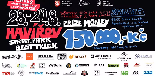 Český Skateboardový Pohár 2026 - Havířov