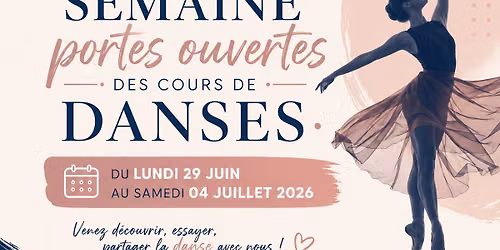 Semaine portes ouvertes de l'association