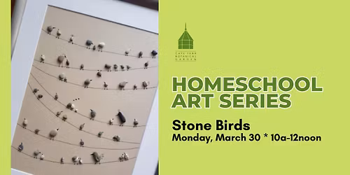 Homeschool Art Series at the Garden: Stone Birds