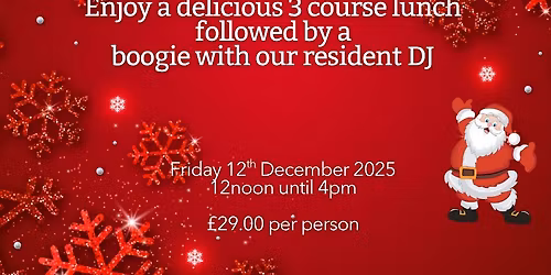 Christmas Party Lunch