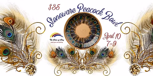 Peacock Bowl Paint & Sip