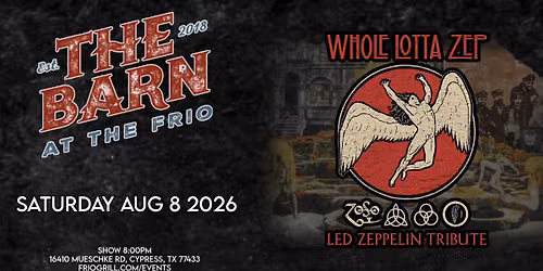 Whole Lotta Zep @ The Barn!