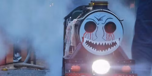 Steamcosies & chums - Hallowscream at Eastleigh Lakeside Miniature Railway