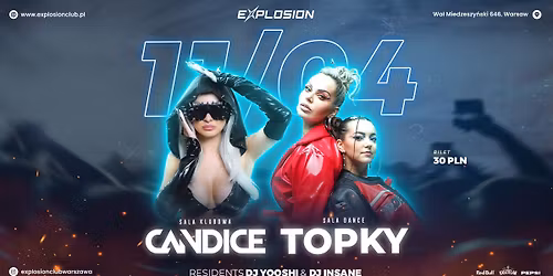 Koncert TOPKY, sala klubowa CANDICE