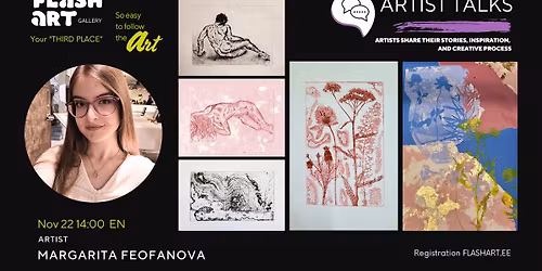 Artist Talk with a graphic artist Margarita Feofanova (with interactive)