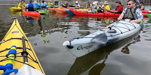 Kayaking on Ellis Bay: Lock Through on the Mississippi