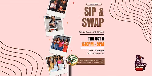 Book Swap at Shuffle Tampa (Free Event, All Genres Welcome)