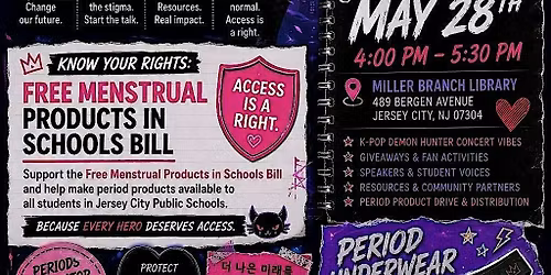 Menstrual Equity Day - Jersey City
