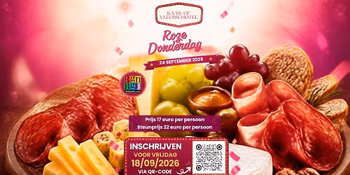 Kaas- of Vleesschotel op Roze Donderdag 