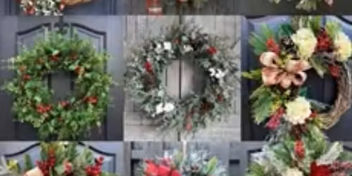 HOMESTEADING - \u201cHOLLY JOLLY CHRISTMAS WREATHS on the TRAIL \u201c Workshop