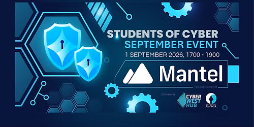 Students of Cyber September Event with Mantel