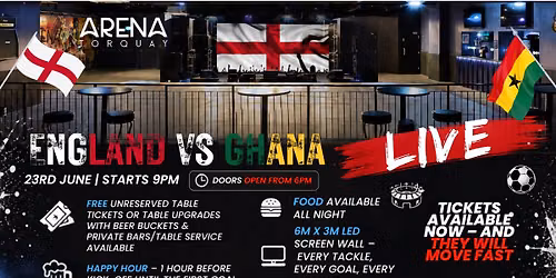 England VS Ghana 