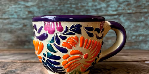 Talavera inspired Mug Crafting & Glazing (2 Sessions)