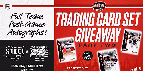 Trading Card Set Giveaway Pt. 2 pres. by River Front Chrysler Jeep Dodge Ram | Full-Team Autographs