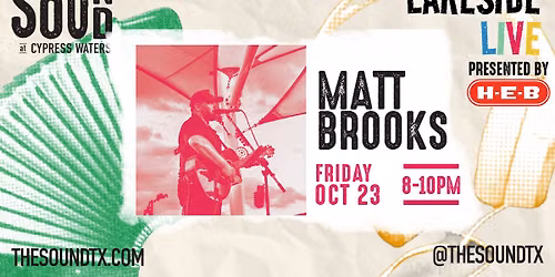 Lakeside Live: Matt Brooks