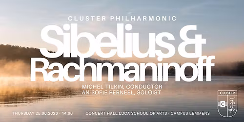 Cluster Philharmonic: Sibelius & Rachmaninov