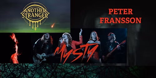 PETER FRANSSON + MYSTY + ANOTHER STRANGER LIVE@ PARKEN S\u00d6DER 25\/4