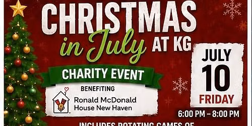 Christmas in July at KG Fundraiser 
