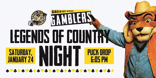Green Bay Gamblers - Legends of Country Night