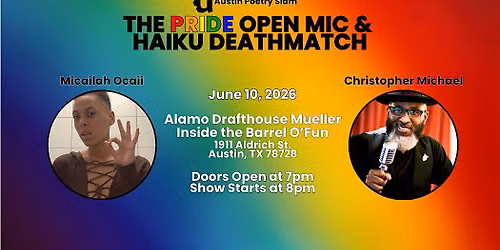 Austin Poetry Slam Pride Open Mic and Haiku Deathmatch
