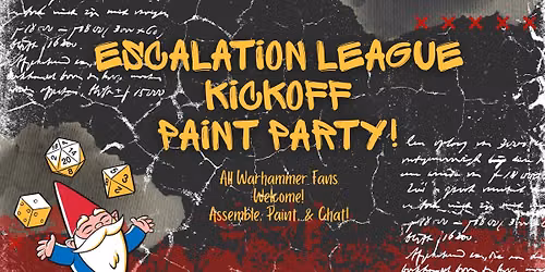 Escalation League Kickoff: Paint Party!