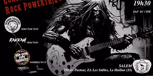 BEARDED BASTERDS + RAKKAM & RUN OVER CATS PARADISE @SALEM