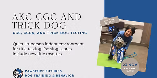 AKC CGC and Trick Dog Testing