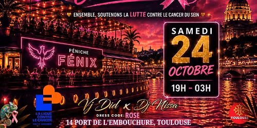 Soir\u00e9e Caricative - Octobre Rose \u00ab Luttons contre le cancer \u00bb