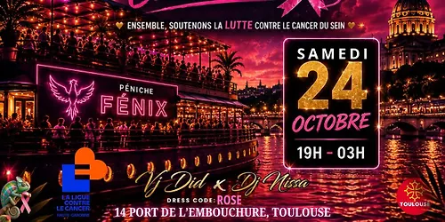 Soirée Caricative - Octobre Rose Luttons contre le cancer