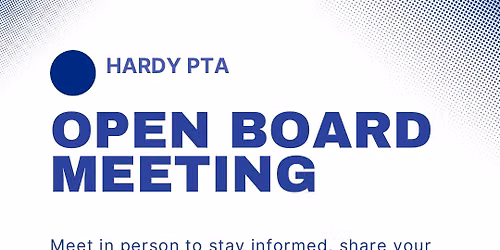 Hardy PTA June Meeting