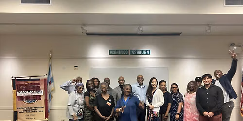 Public Speaking and Leadership Practice with the WAO Toastmasters Club