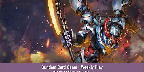 Gundam Card Game - Weekly Play
