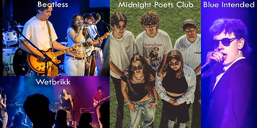 3. jung & laut \u2013 Festival \/ Midnight Poets Club + Blue Intended + Wetbrikk +Beatless\u201c