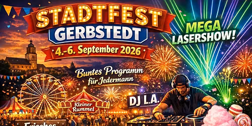 Stadtfest Gerbstedt 2026 
