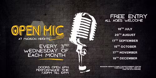Open Mic Night At Madison Heights