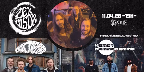 ZEN BISON + KRYPTOGRAF + KOMET GAMMAGAMMA | R\u00e4ucherei (stoner psychedelic kraut rock)
