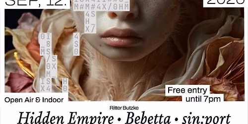 Echos of Utopia (Open Air & Indoor) - free entry until 7pm @ Ritter Butzke