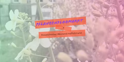 Pflanzenflohmarkt x R\u00fcsselsheimer Westend Hofflohmarkt